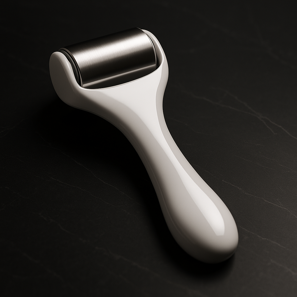 NovaSkin™ Stainless Steel Ice Roller Experience instant relief and a radiant glow. NovaSkin™ Ice Roller soothes, de-puffs, and revitalizes your skin with every glide.