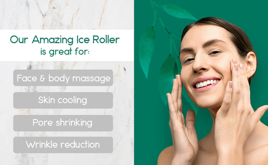 NovaSkin™ Stainless Steel Ice Roller  Experience instant relief and a radiant glow. NovaSkin™ Ice Roller soothes, de-puffs, and revitalizes your skin with every glide.